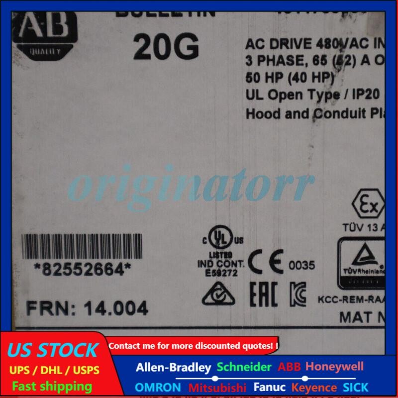 20G11ND065JA0NNNNN PowerFlex 755 AC Drive Allen-Bradley NEW In Box US Free Tax