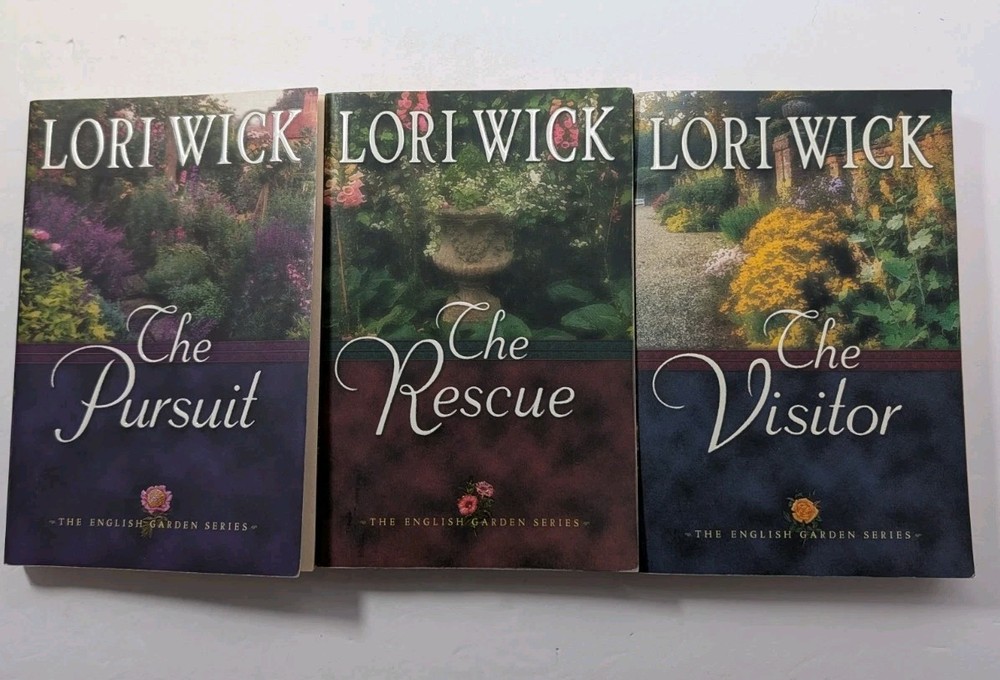 English Garden Series by Lori Wick Lot Of 3 Books Christian Romance (1-3) PB