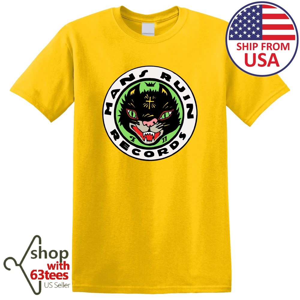 Man's Ruin Records Men's Yellow Size S to 5XL