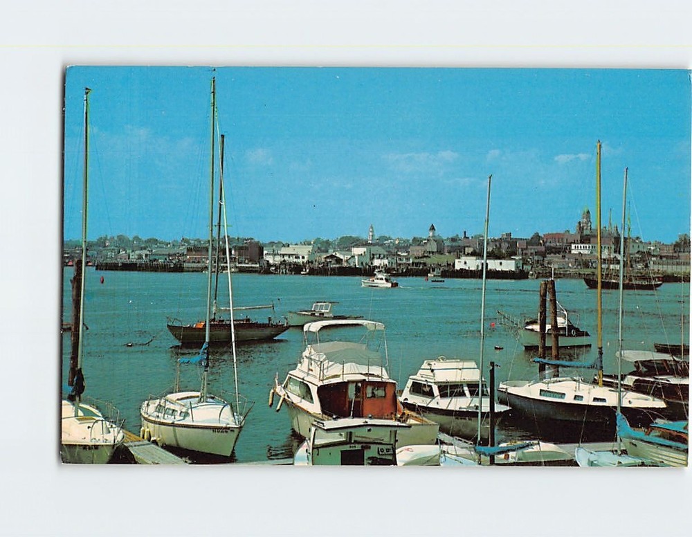 Postcard Harbor View Gloucester Massachusetts USA