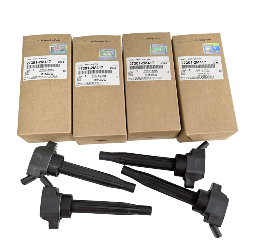 4× New Ignition Coils 273012M417 For 2021-2023 Hyundai Kia K5 Sorento 1.6L Tu