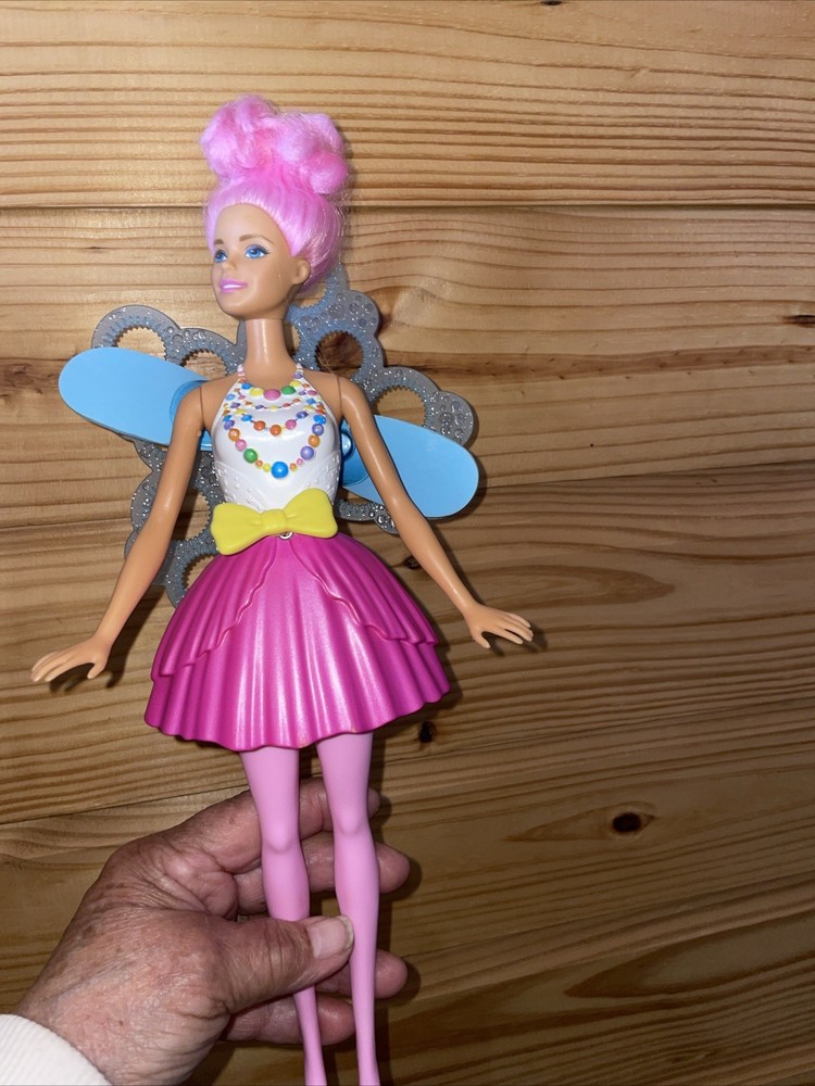 Barbie Dreamtopia Bubbletastic Fairy Bubble Blowing Doll Pink Hair by Mattel