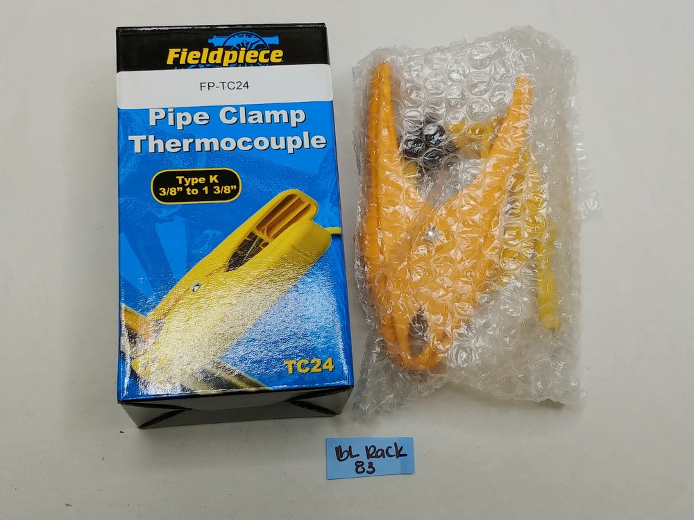Fieldpiece TC24 Pipe Clamp K-Type Thermocouple - 3/8