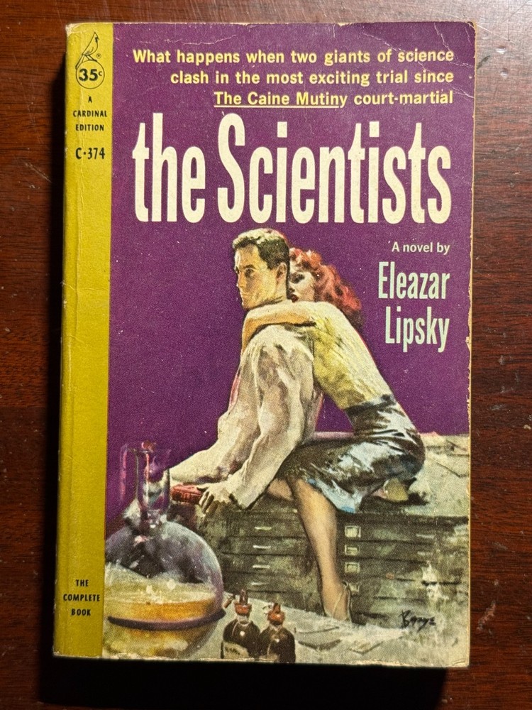 The Scientists Eleazar Lipsky Pocket Books 1960 1960s Vtg