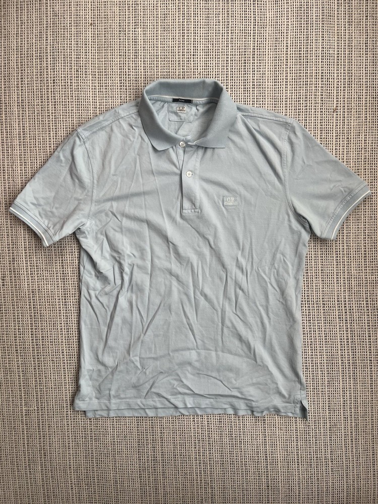 CP Company Polo Shirt - Mens UK Small - Light Blue £135 RRP!