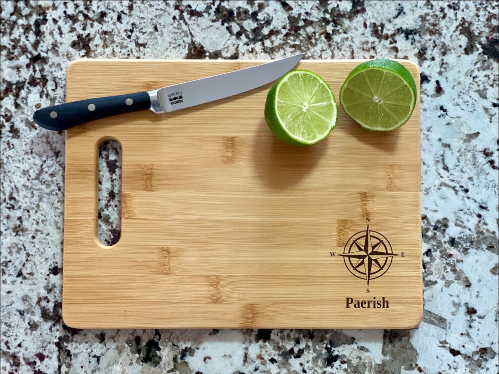 Compass Cutting Board | Nautical Charcuterie Board | Custom Serving Tray |
