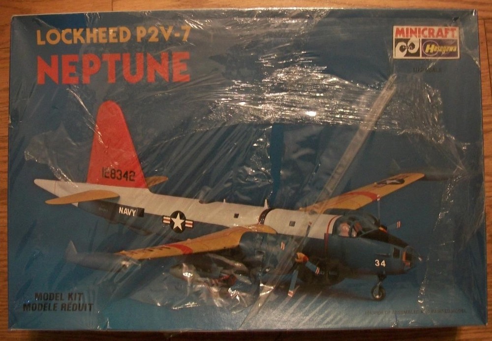 NEW/SEALED 1:72 MODEL KIT of a LOCKHEED P2V-7 NEPTUNE by MINICRAFT/HASEGAWA
