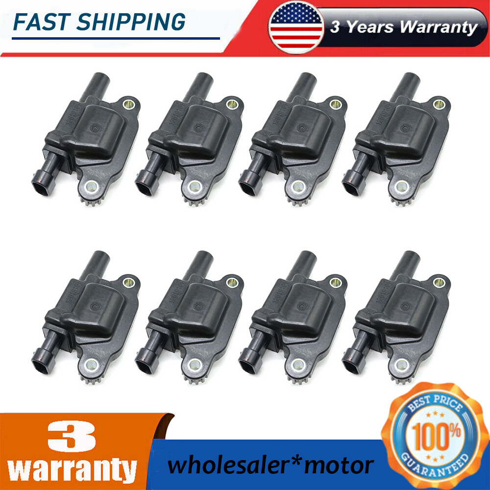 Set of 8 New Ignition Coil For ACDelcoD510C UF413 12570616 BSC1511 12611424