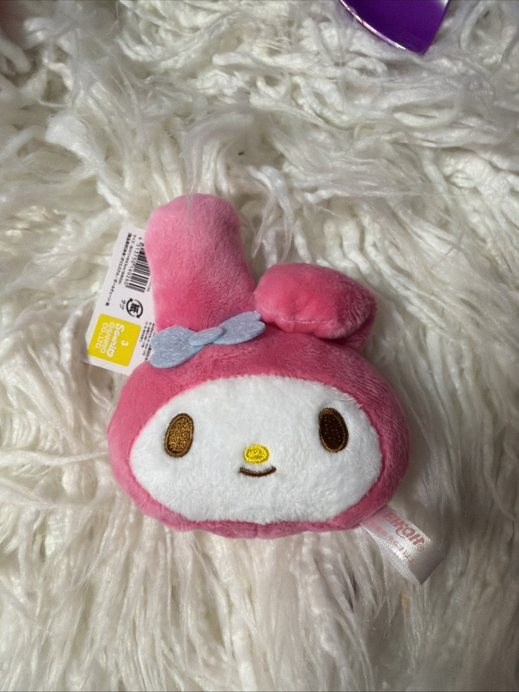 My Melody Face Mascot by Sanrio Japan Cute & Soft Character for Bag & Key