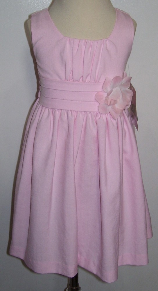Girls Bonnie Jean Pink Bonnie Jean Easter Party Wedding Dress 4