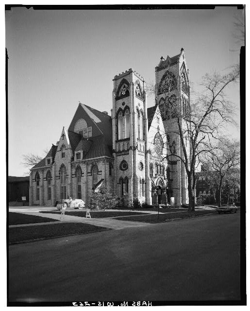 Milwaukee Wisconsin Immanuel Presbyterian Church 1900s Gothic Revival