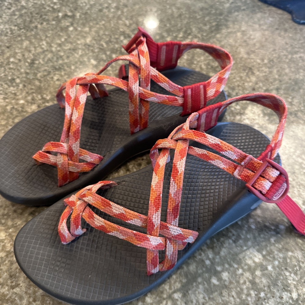 Chaco ZX/2 Classic Womens Size 7 Sport Sandals Double Strap Toe Loop Multicolor