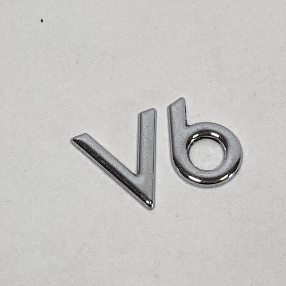 1999-2002 Mercury Cougar V6 Emblem Logo Letter Number Rear Tailgate Chrome