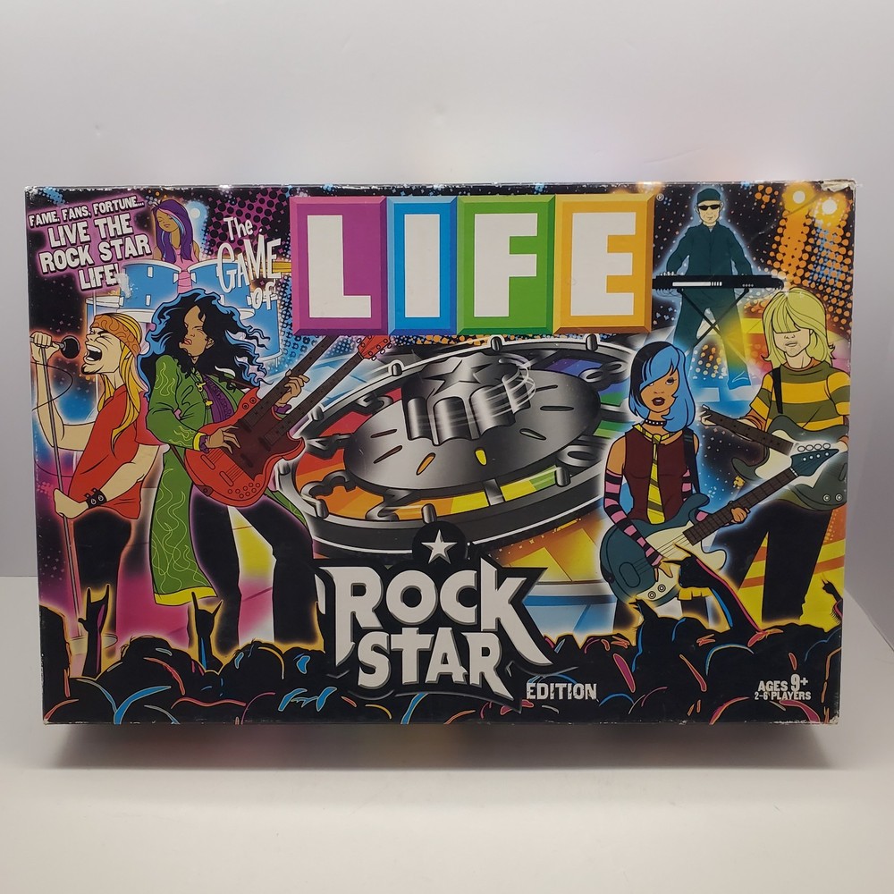 The Game of Life Rock Star COMPLETE USAopoly 2009 Classic Board Game Family