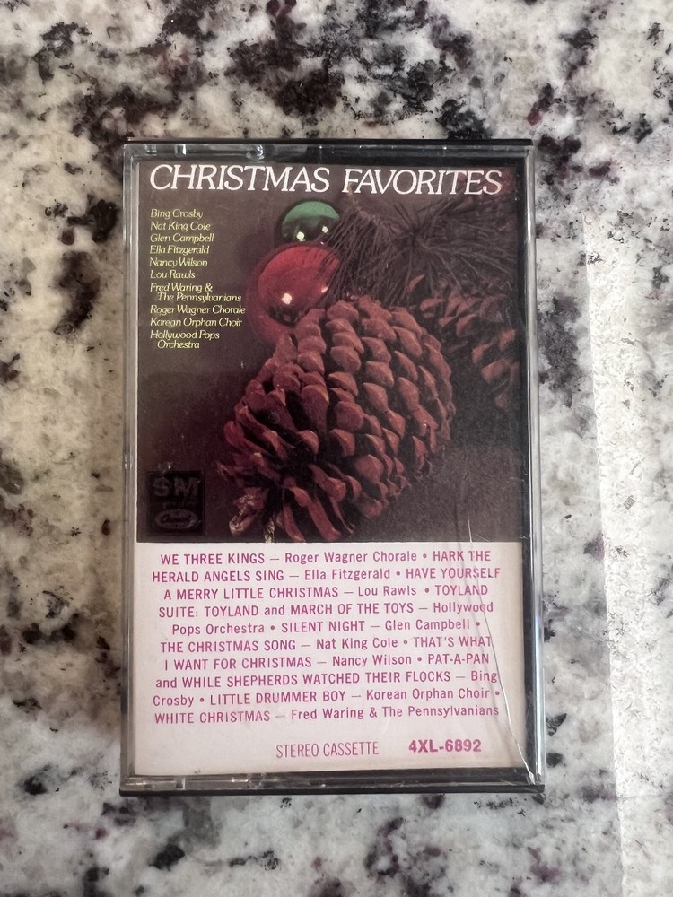 Various Artists Christmas Favorites Cassette 1973 Capitol Records