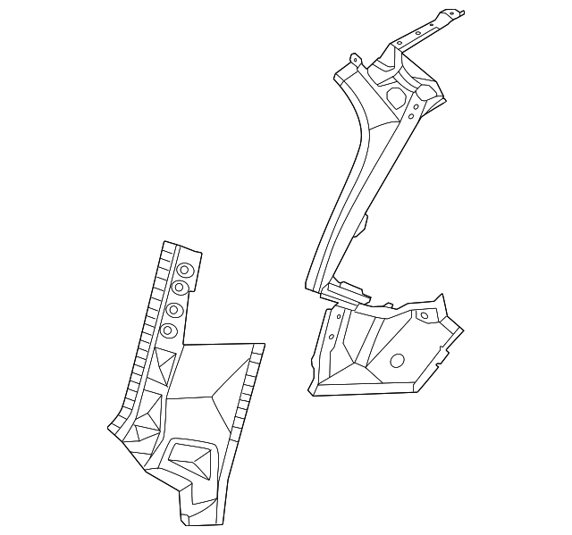 Genuine Nissan Body D-Pillar 77610-6RA0A