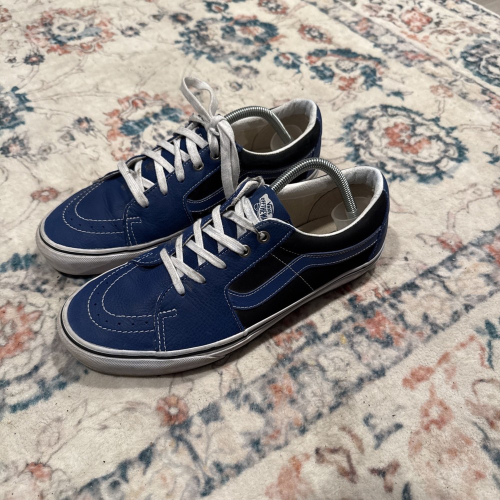 VANS Sk8-Low Men's Sneakers Size 10 Blue And Black