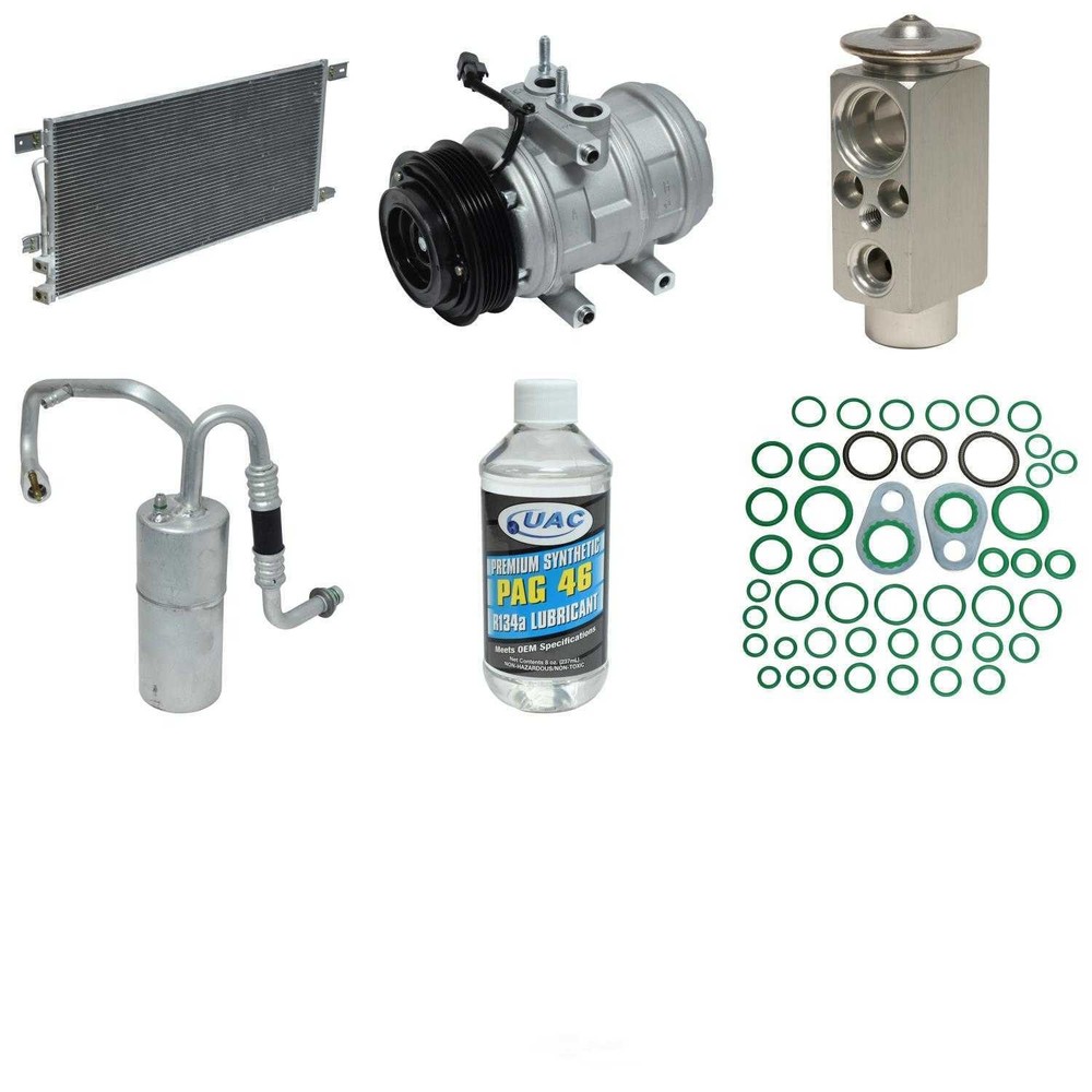 A/C Compressor Kit with Condenser for F-450 Super Duty V8