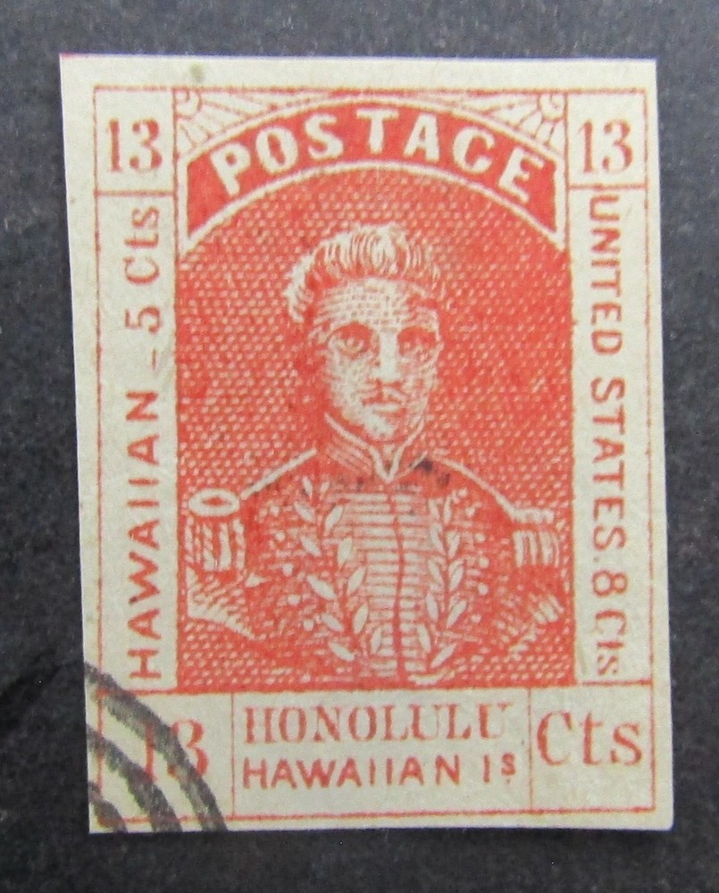 nystamps US Hawaii Stamp # 6 Used $1700 Forgery ? As Is      Y22x4756