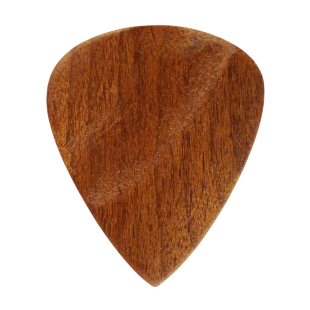 Dark Steamed Beech Wood Guitar Pick - 3.0 mm 351 Groove Handmade Exotic Plectrum