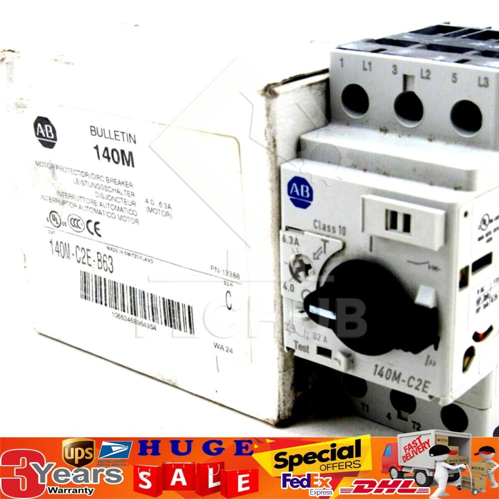 NEW~ Allen Bradley   140M-C2E-B63 CIRCUIT BREAKER SERIES C 140MC2EB63