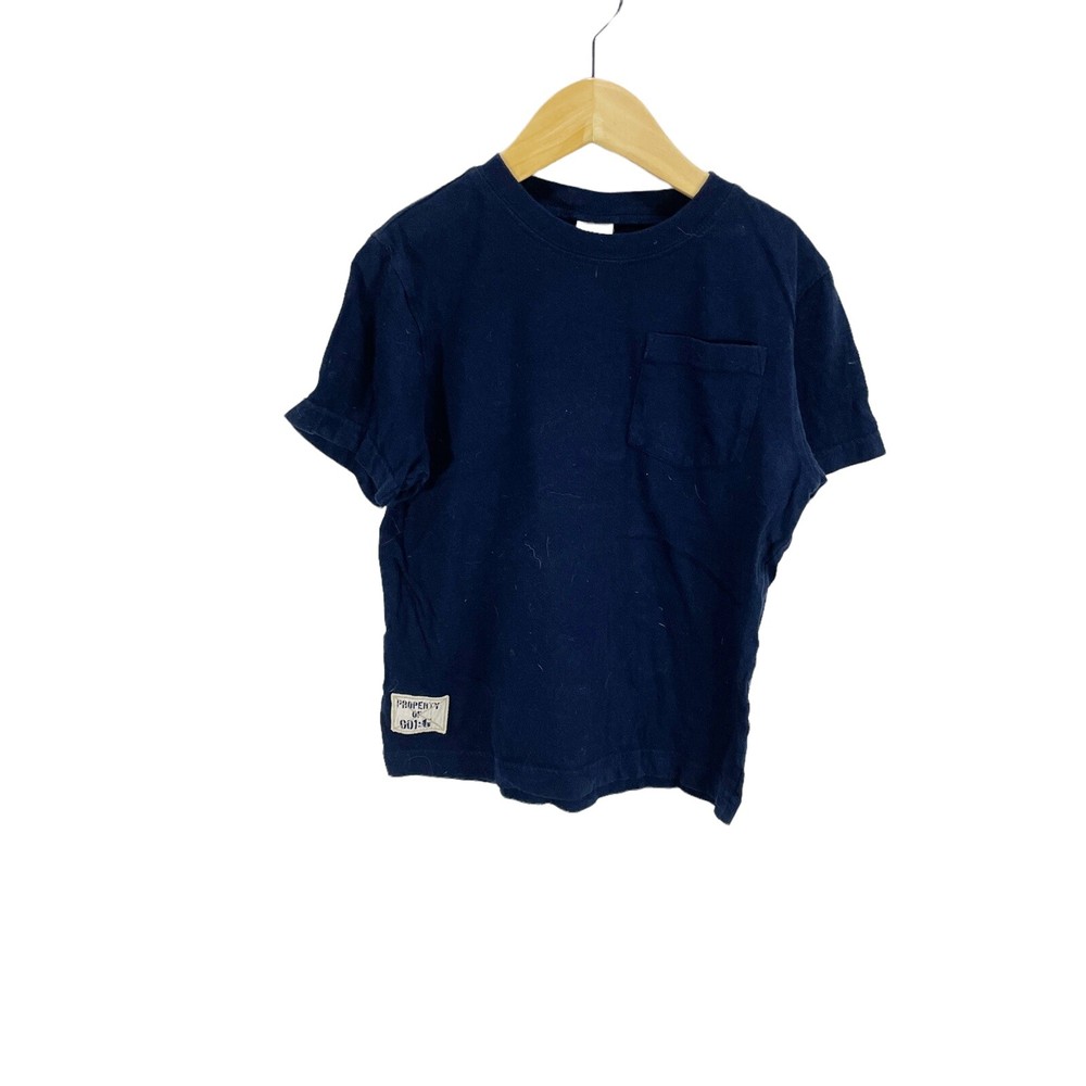 Gymboree Boys Navy Blue Short Sleeved T-shirt Casual Crew Neck Sz 6