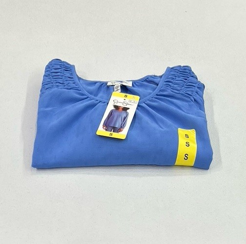 Jessica Simpson Women's Textured Blouse, Blue, Size S
