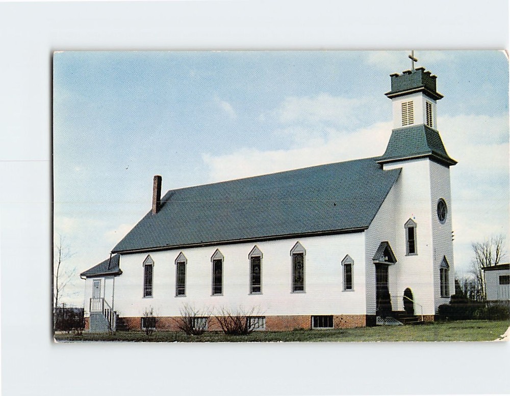 Postcard Catholic Church Lincoln Maine USA North America