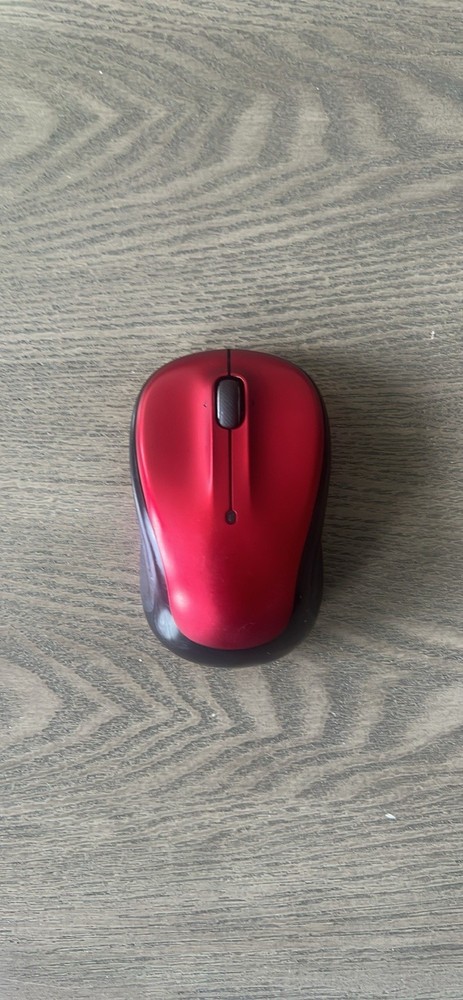 Logitech M185 Wireless Red Mouse for Laptop and PC