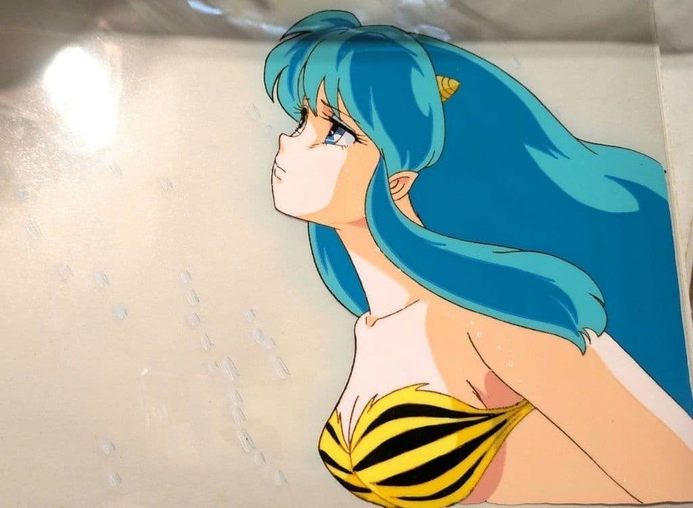 Rumiko Takahashi Urusei Yatsura Cel Art Ram Shinobu Single Piece Rare Very Good