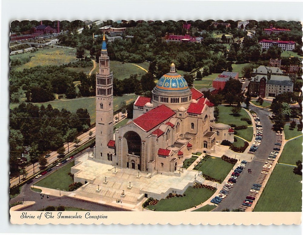 Postcard Shrine of The Immaculate Conception Washington DC USA