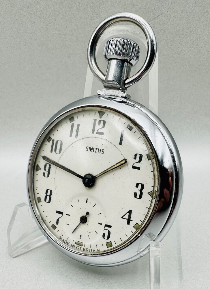 Vintage Smiths Pocket Watch – Mechanical Wind-Up – Good Working Condition
