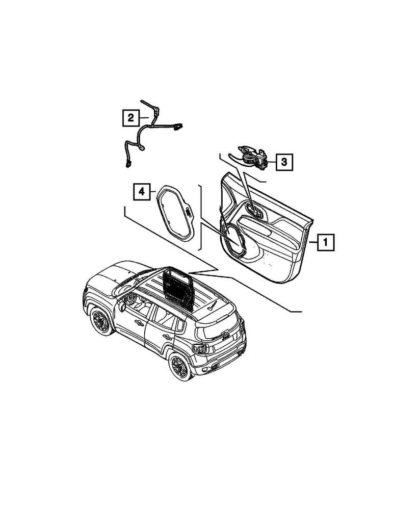 Genuine Mopar Door Trim Panel Bezel Left 5uw78lxfaa
