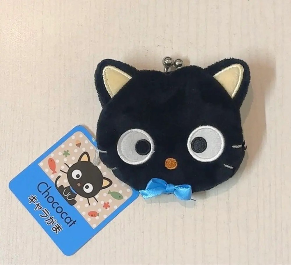 Sanrio Chococat Face Coin Pouch Wallet Purse Japan Exclusive Official Gamaguchi