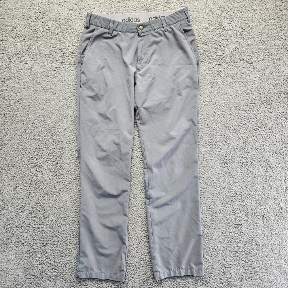 adidas Ultimate365 Golf Pants Mens 32x32 Gray Performance Straight Leg
