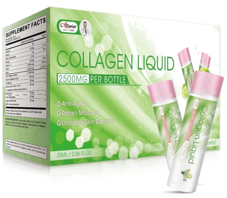 2500mg Beauty Collagen Drink  Anti-Aging, Skin Revitalization,Lemon Flavor,