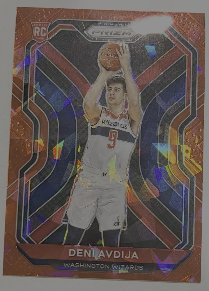 2020-21 Panini Prizm - Deni Avdija #290 Red Ice Prizm (RC)