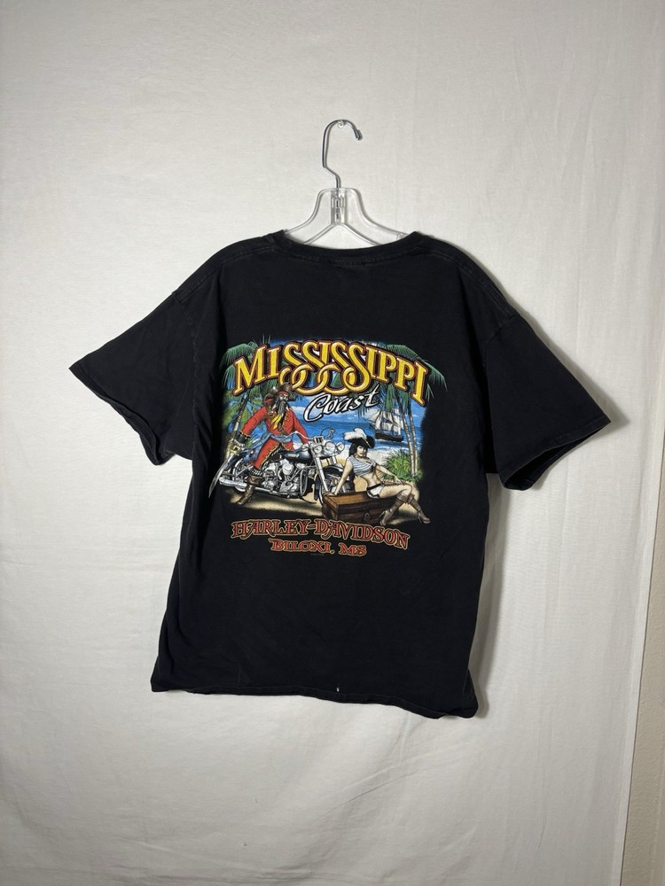 Mississippi Harley Davidson Rare 2 Sided Vintage Graphic T Shirt Size Men’s XL