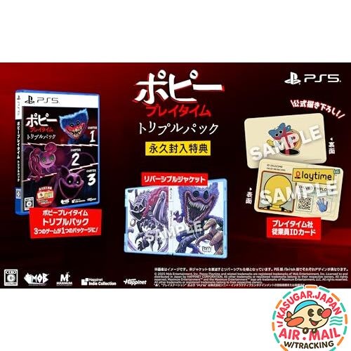 Poppy Playtime Triple Pack PS5 Game English Sub Multi-Lang fm Japan w/Tracking