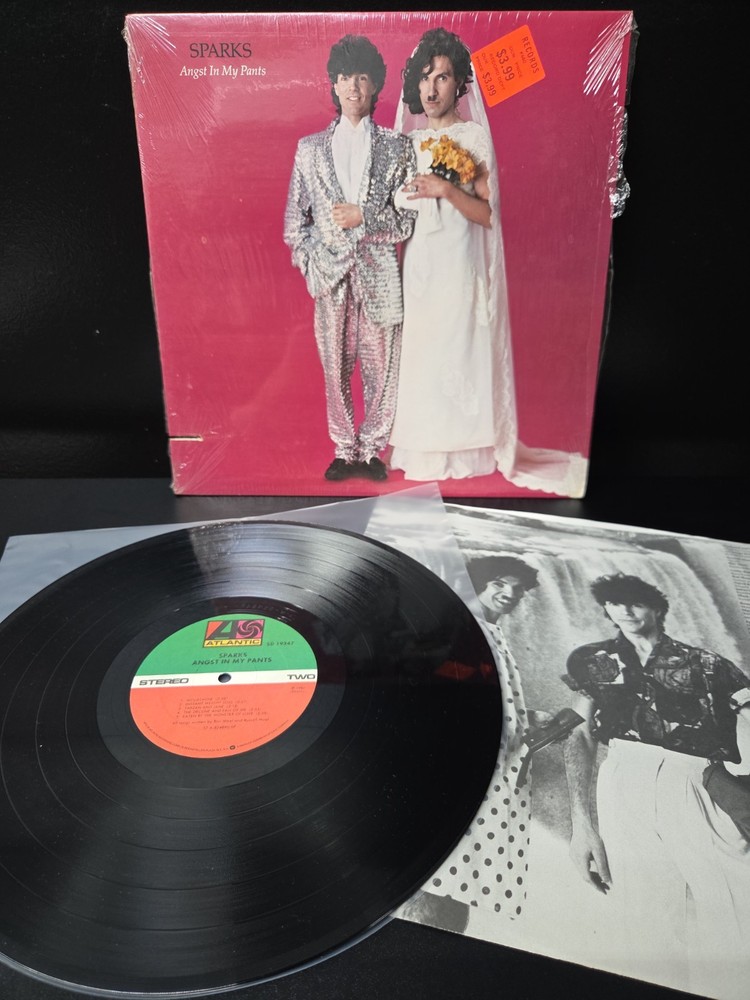 Sparks Angst In My Pants Lp Vinyl 1982 1st Press Shrink/Insert VG+/NM-