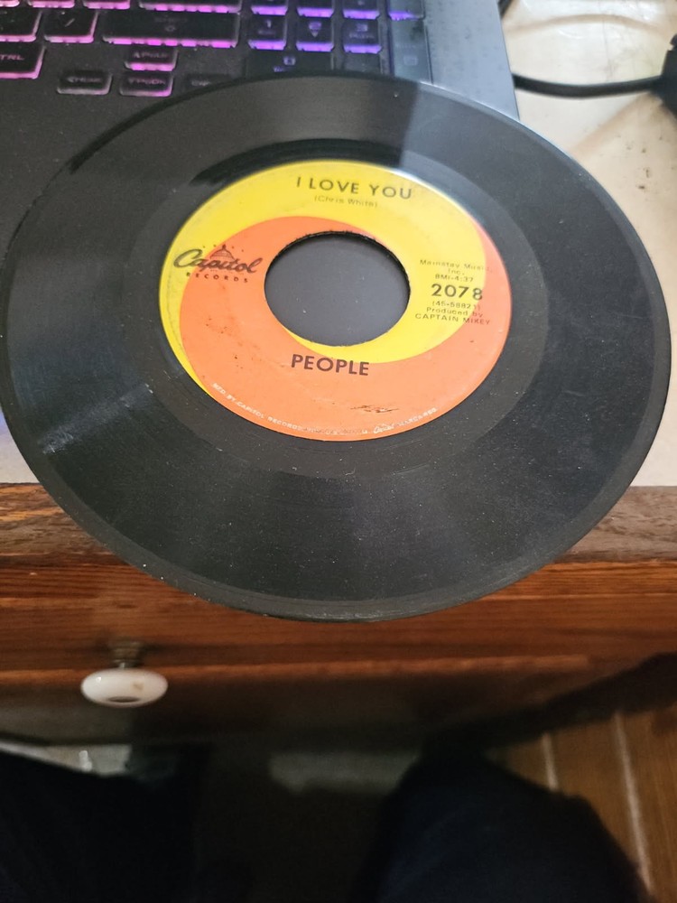 People I Love You/Somebody Tell Me My Name Capitol Records  Vinyl