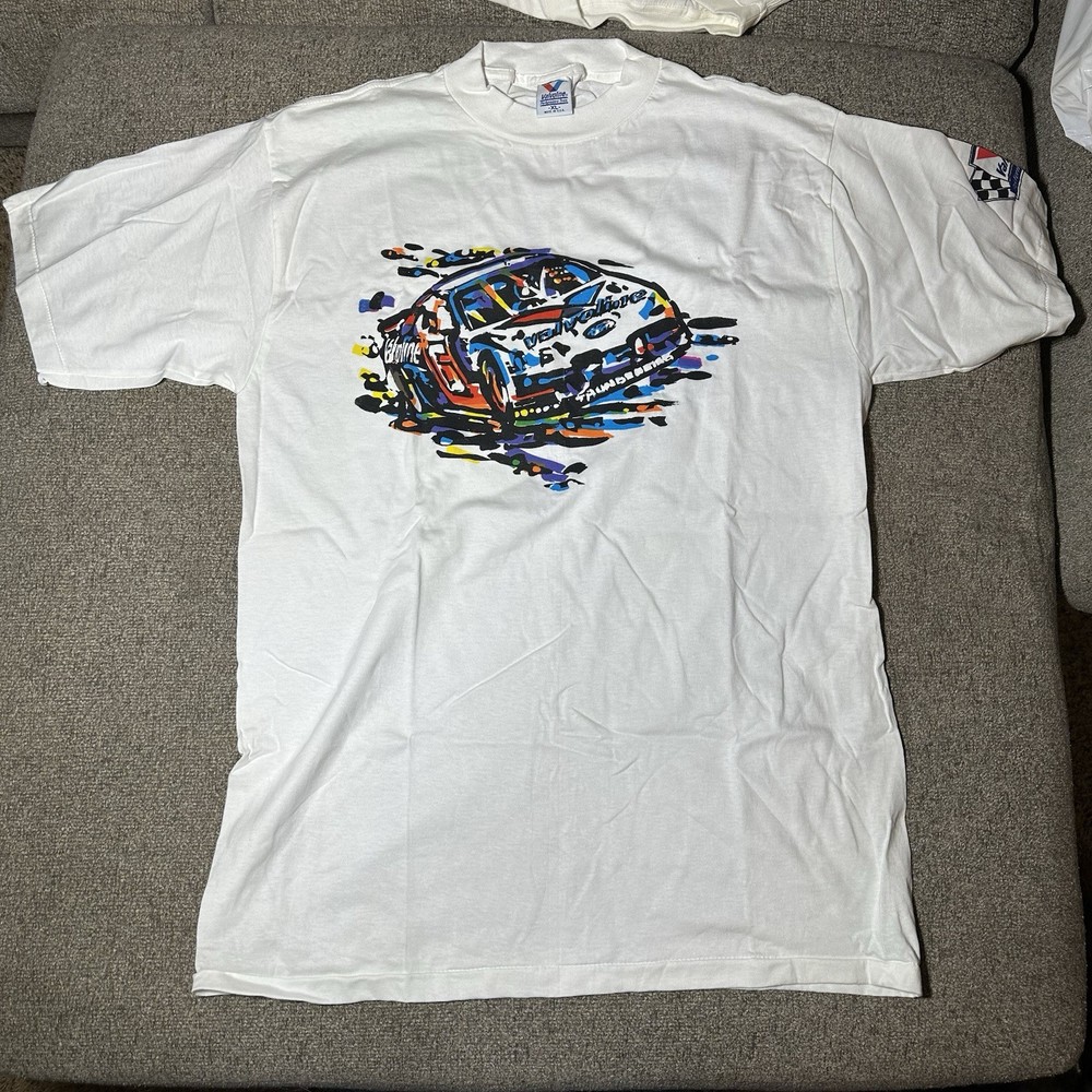 Vintage Valvoline Racing Shirt XL MADE IN USA Single Stitch