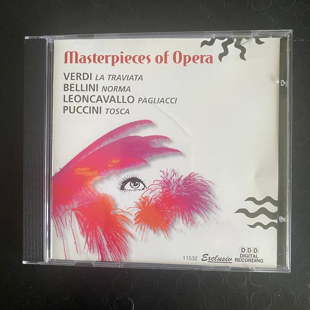 Masterpieces of Opera CD Verdi Bellini Puccini Leoncavallo Classical Exclusiv