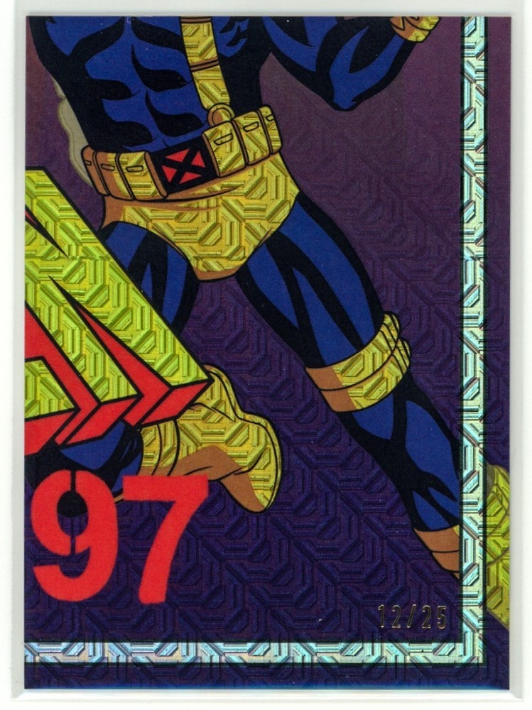CYCLOPS 2025 Topps Finest X-Men '97 Marvel Da Nanana Naaaa Mojo Refractor #12/25