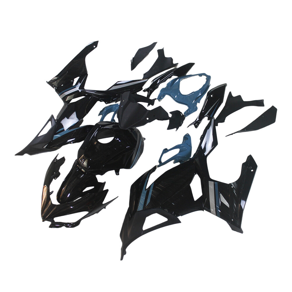 Blue Black Fairing Kit for Kawasaki Ninja 400 2018-2023 ABS Injection Bodywork