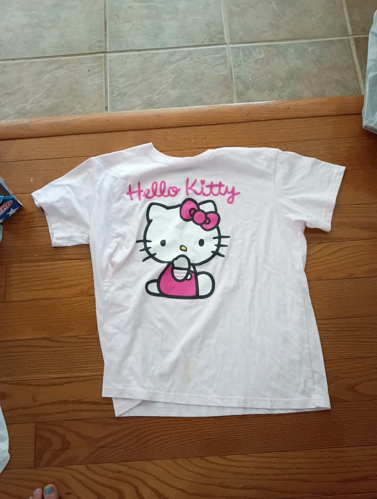 Girls Large Hello Kitty T Shirt