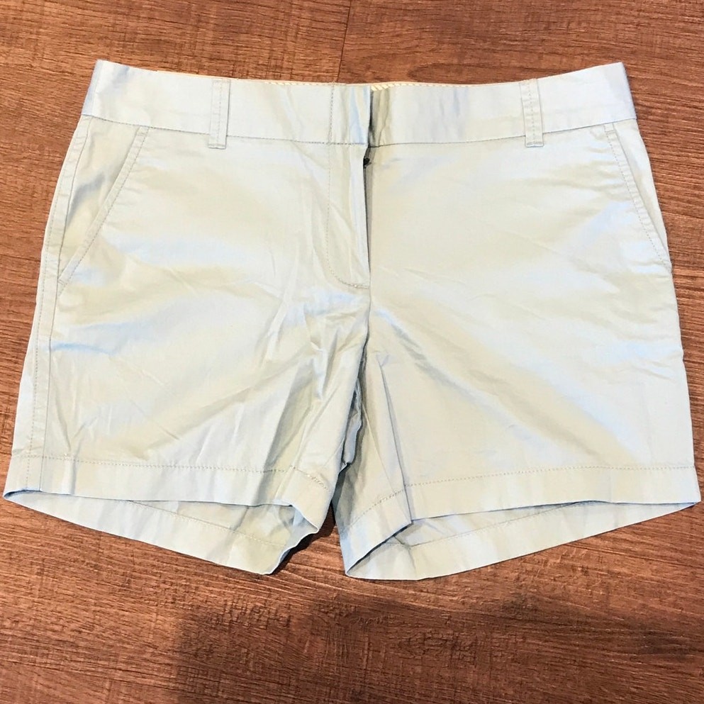 J. Crew Factory Broken In Chino Shorts Blue 5