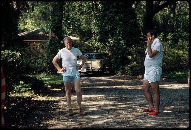 Photo:President Jimmy Carter, Bert Lance, beach at St. Simons, Ga. 3