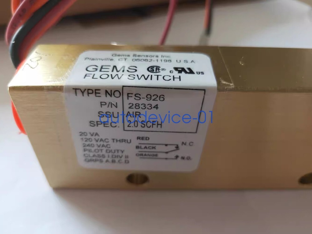 1pcs NEW GEMS FS-926 Series Flow Switch 28334 0.25GPM DHL/FedEx