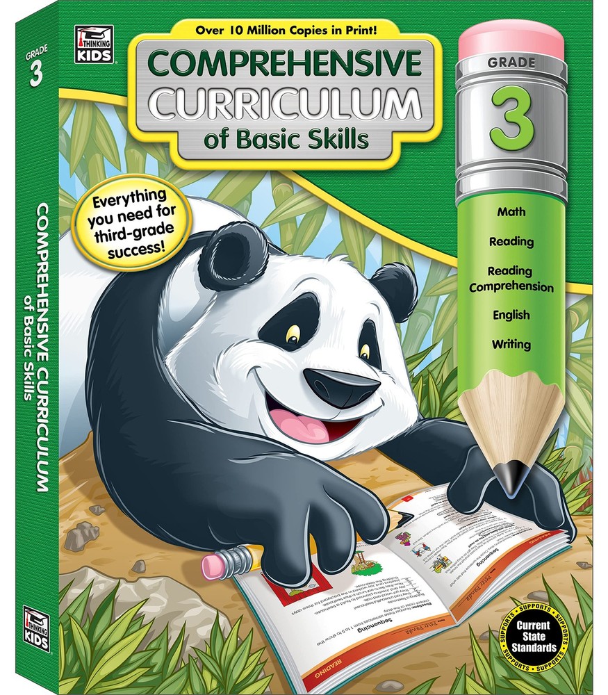 Carson Dellosa Comprehensive Curriculum of Basic Skills 3rd Grade Workbook, Rea,